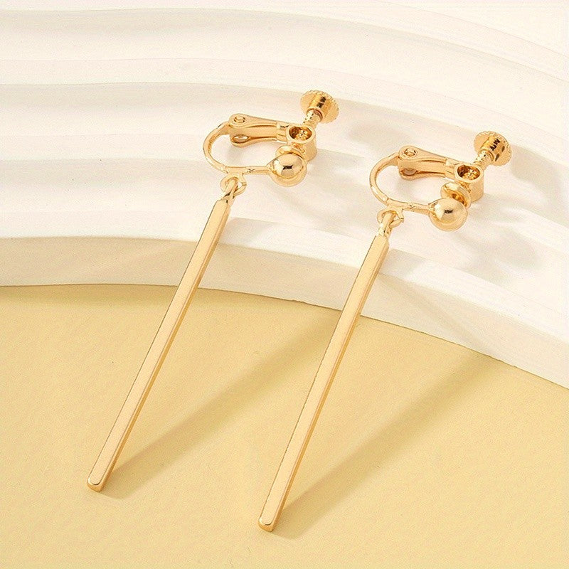 Sleek Bar Clip-On Earrings
