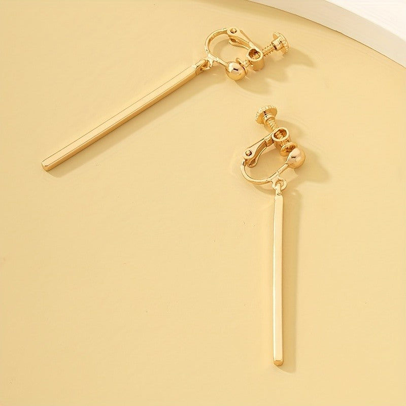 Sleek Bar Clip-On Earrings