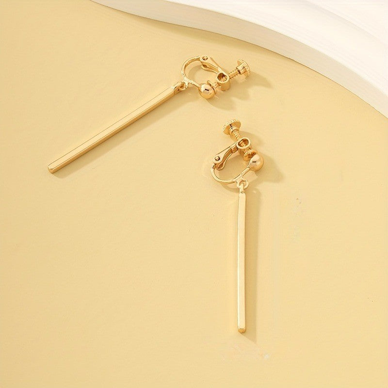 Sleek Bar Clip-On Earrings