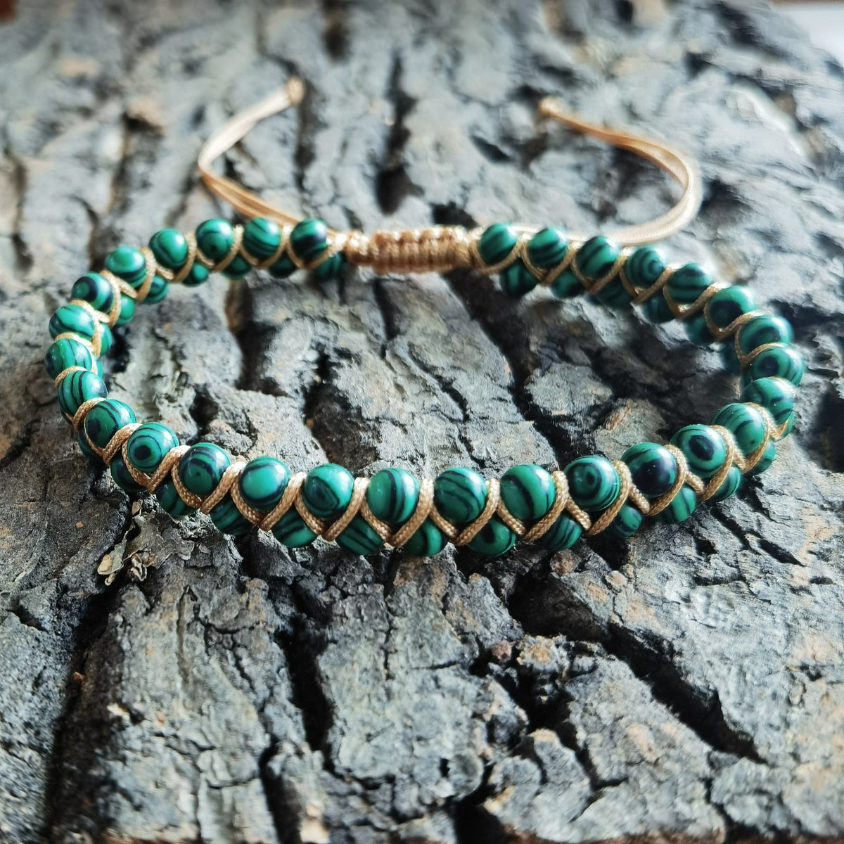 Multicolor Stone Braided Wrap Bracelet