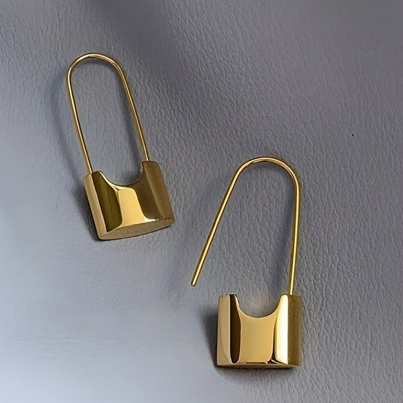 U-Shaped Drop Earrings