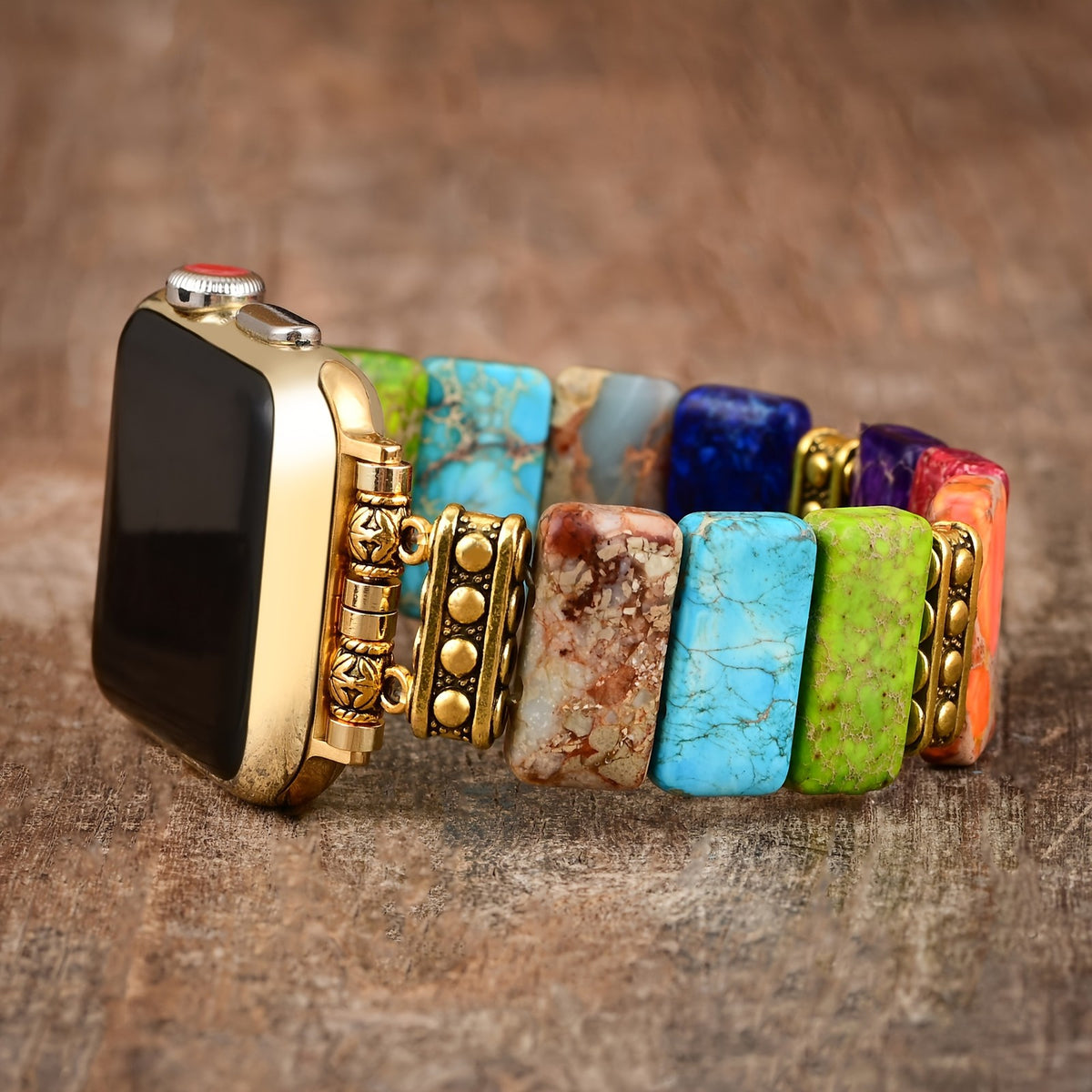 Multicolor Natural Stone Watch Band