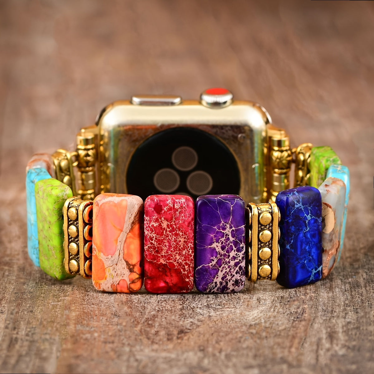 Multicolor Natural Stone Watch Band