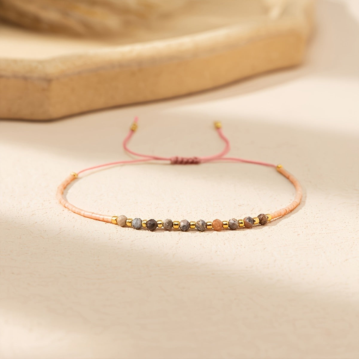 Multicolor Stone Beaded Bracelet