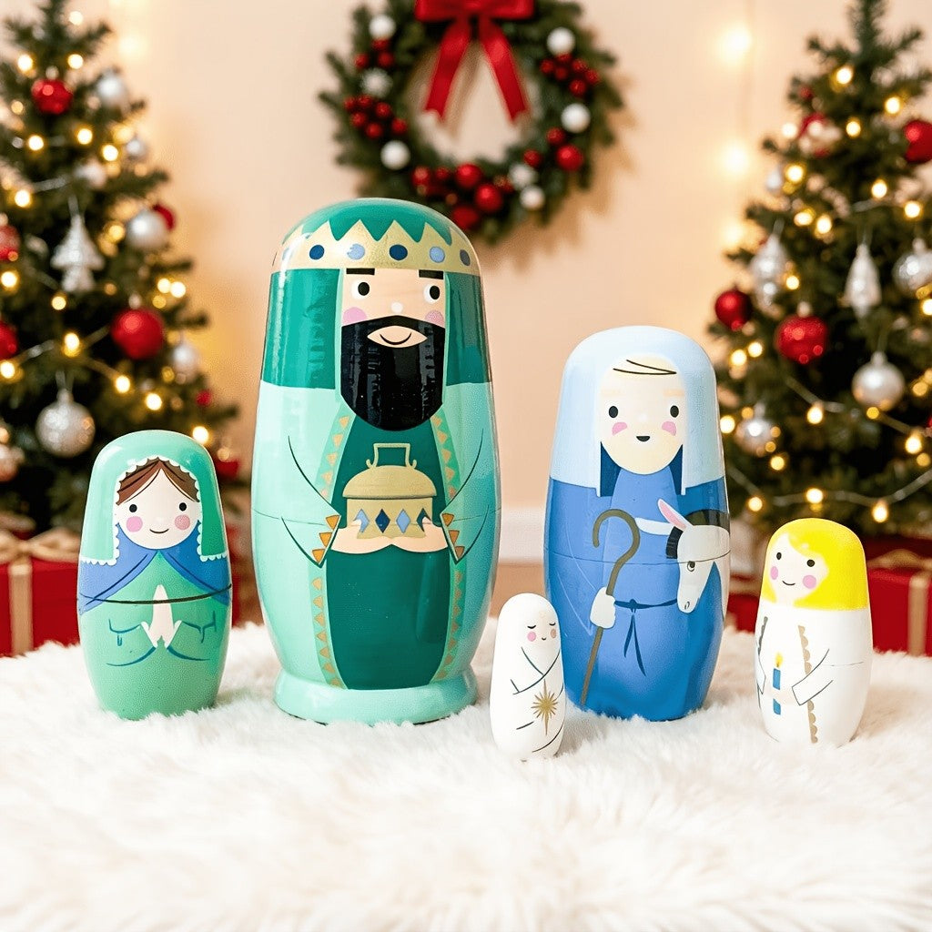 Nativity Nesting Doll Set