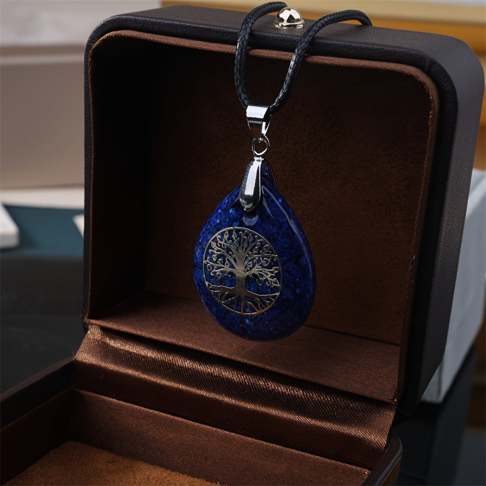 Tree of Life Teardrop Pendant