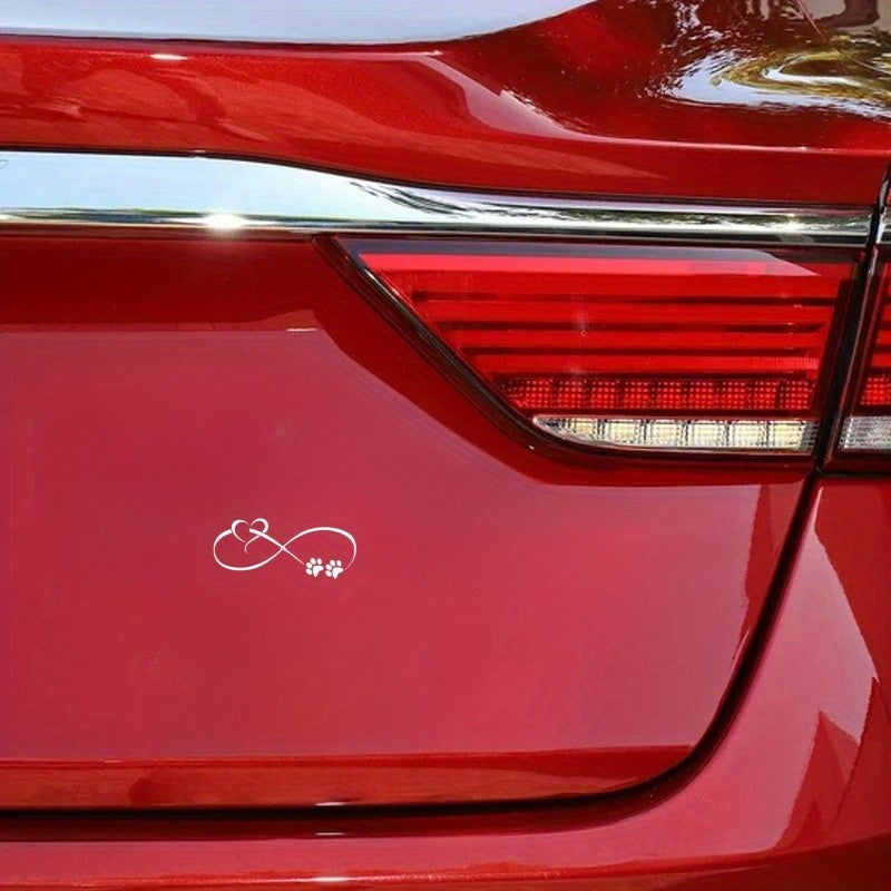 Infinite Love Pet Paw Sticker