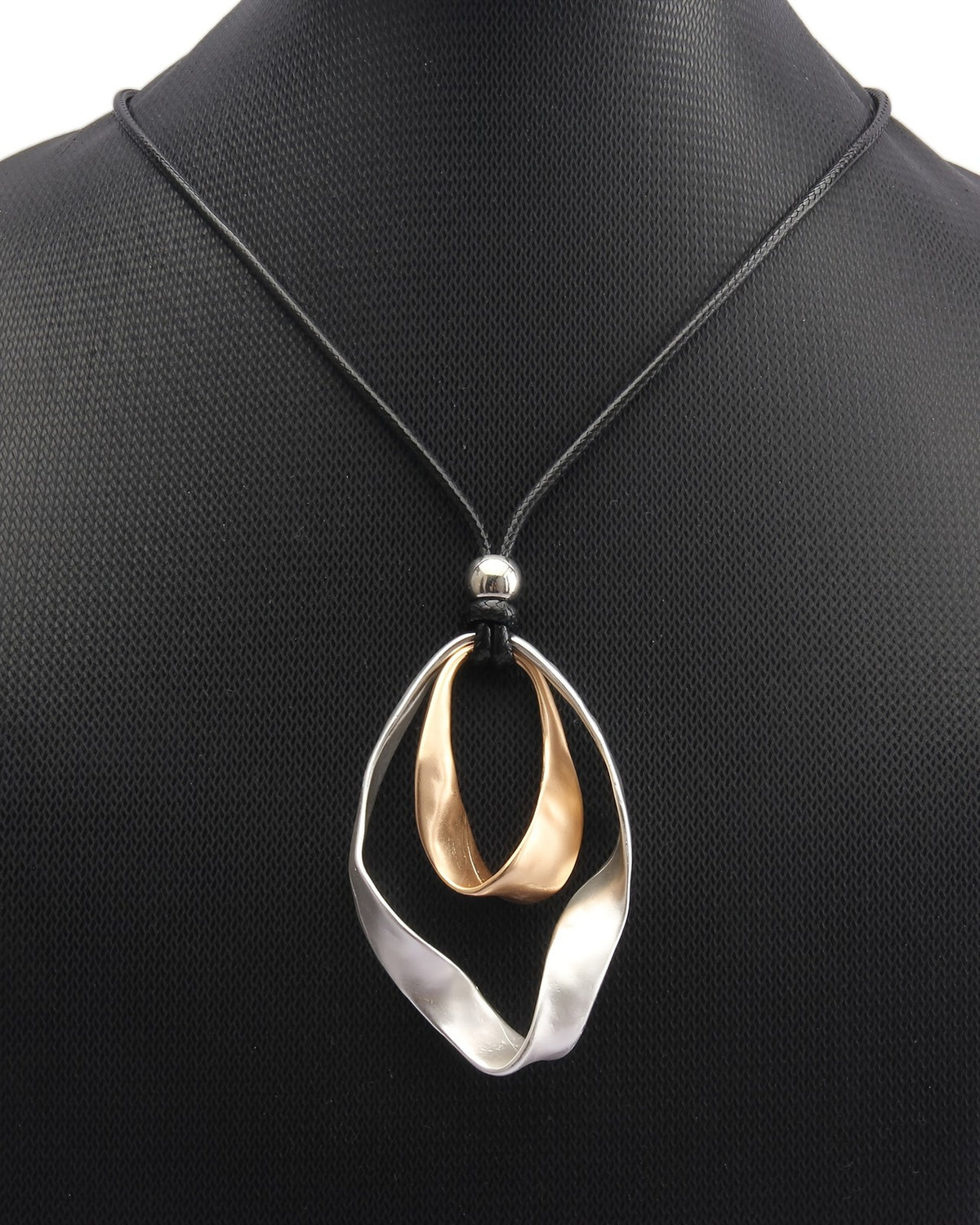 Twisted Open Loop Necklace