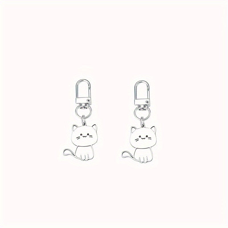 Cute Kitten Keychain Set