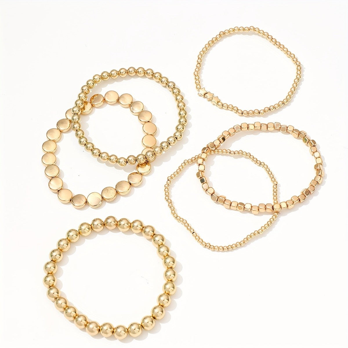 Mixed Bead Anklet Set