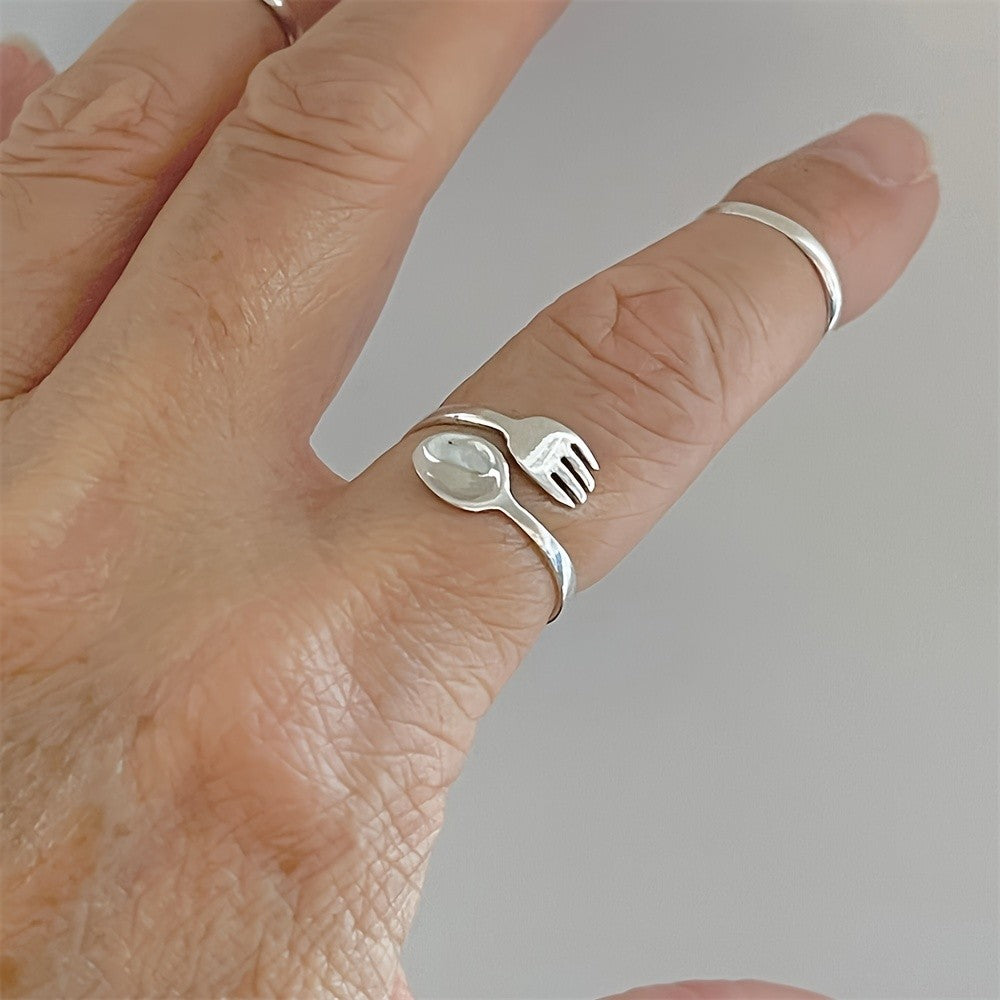 Spoon & Fork Adjustable Ring