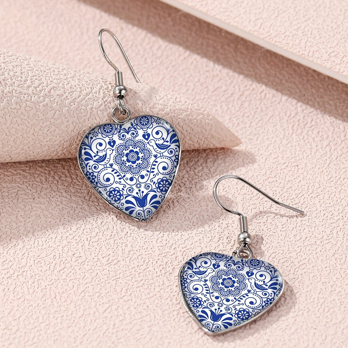Bird & Floral Heart Jewelry Set