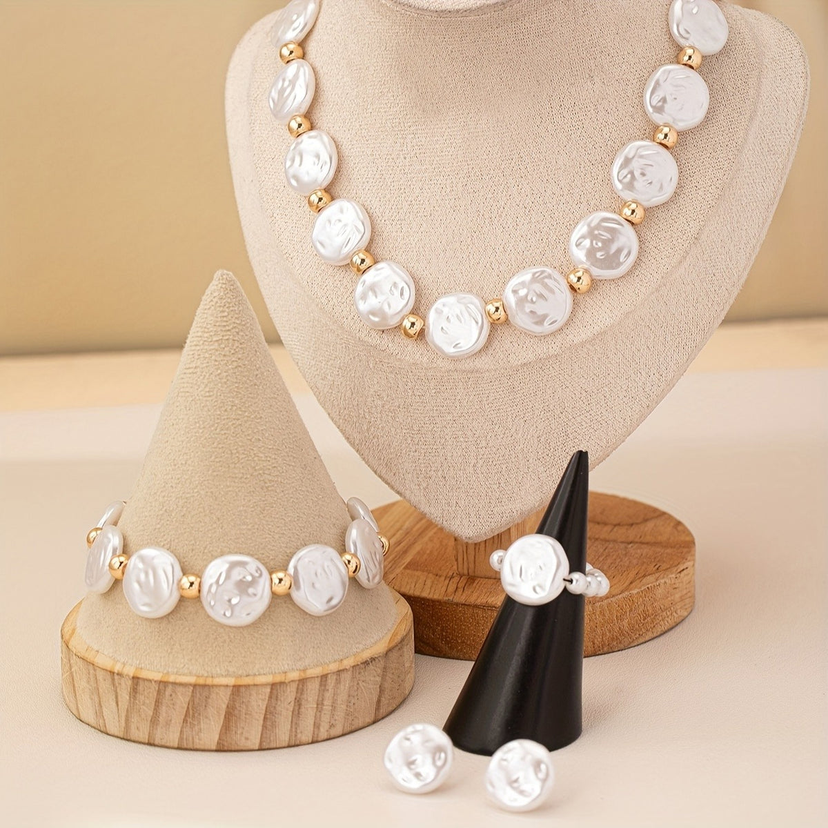 Irregular Pearl Jewelry Set