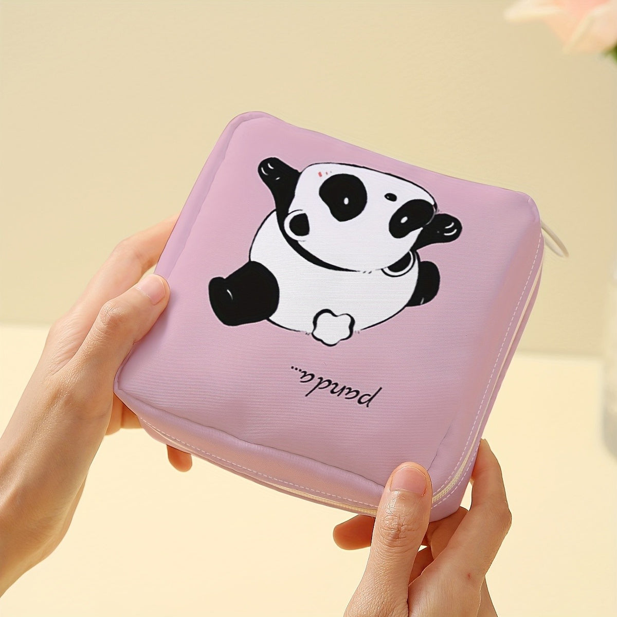 Panda Print Storage Pouch