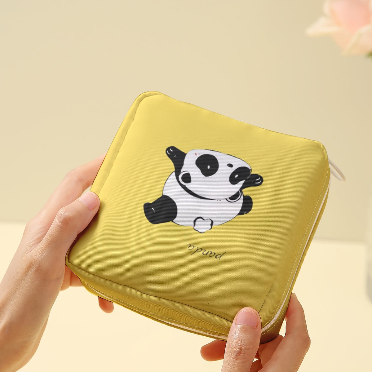 Panda Print Storage Pouch