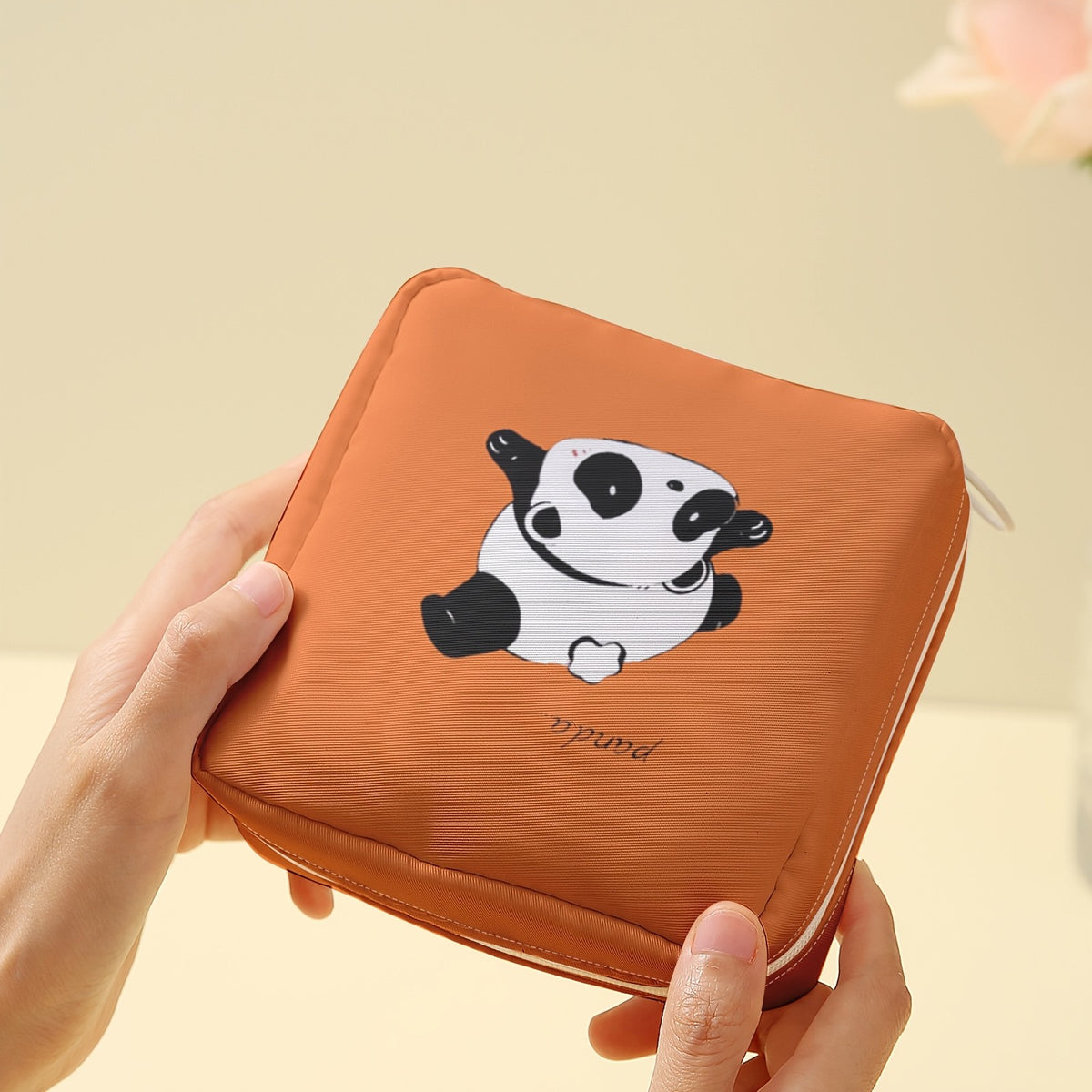 Panda Print Storage Pouch