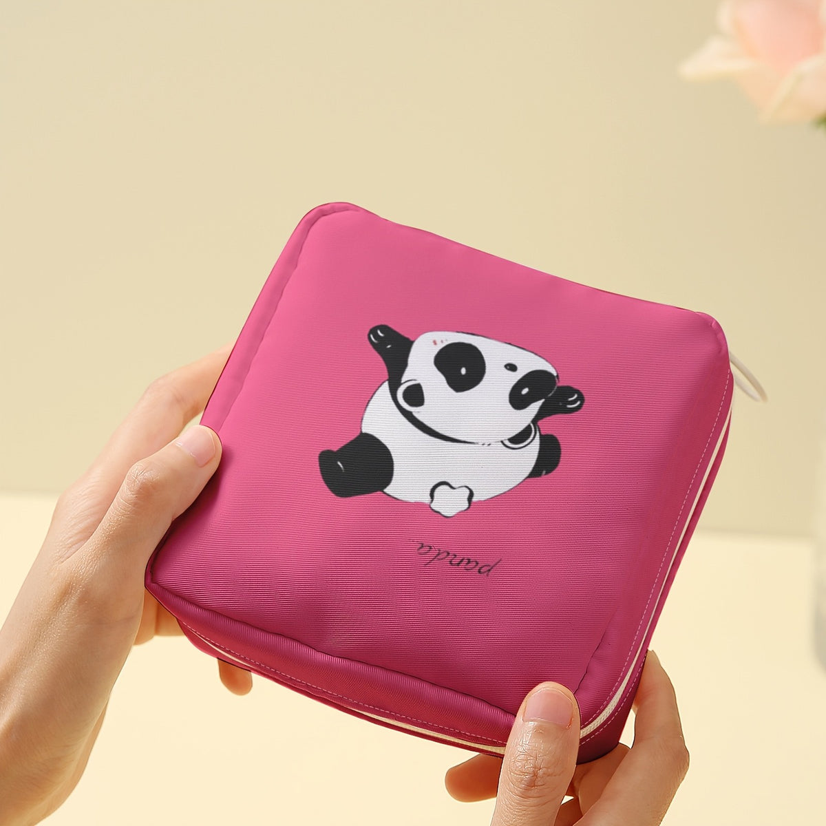 Panda Print Storage Pouch