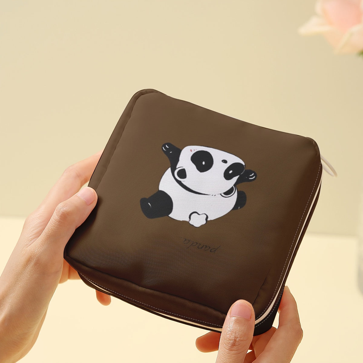 Panda Print Storage Pouch
