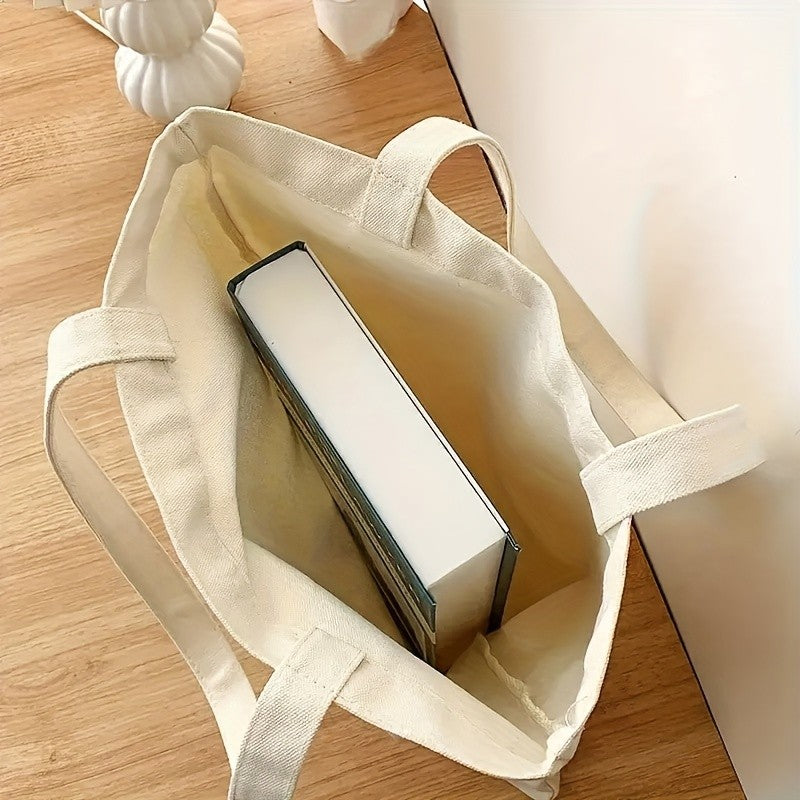 Black Cat Umbrella Canvas Tote