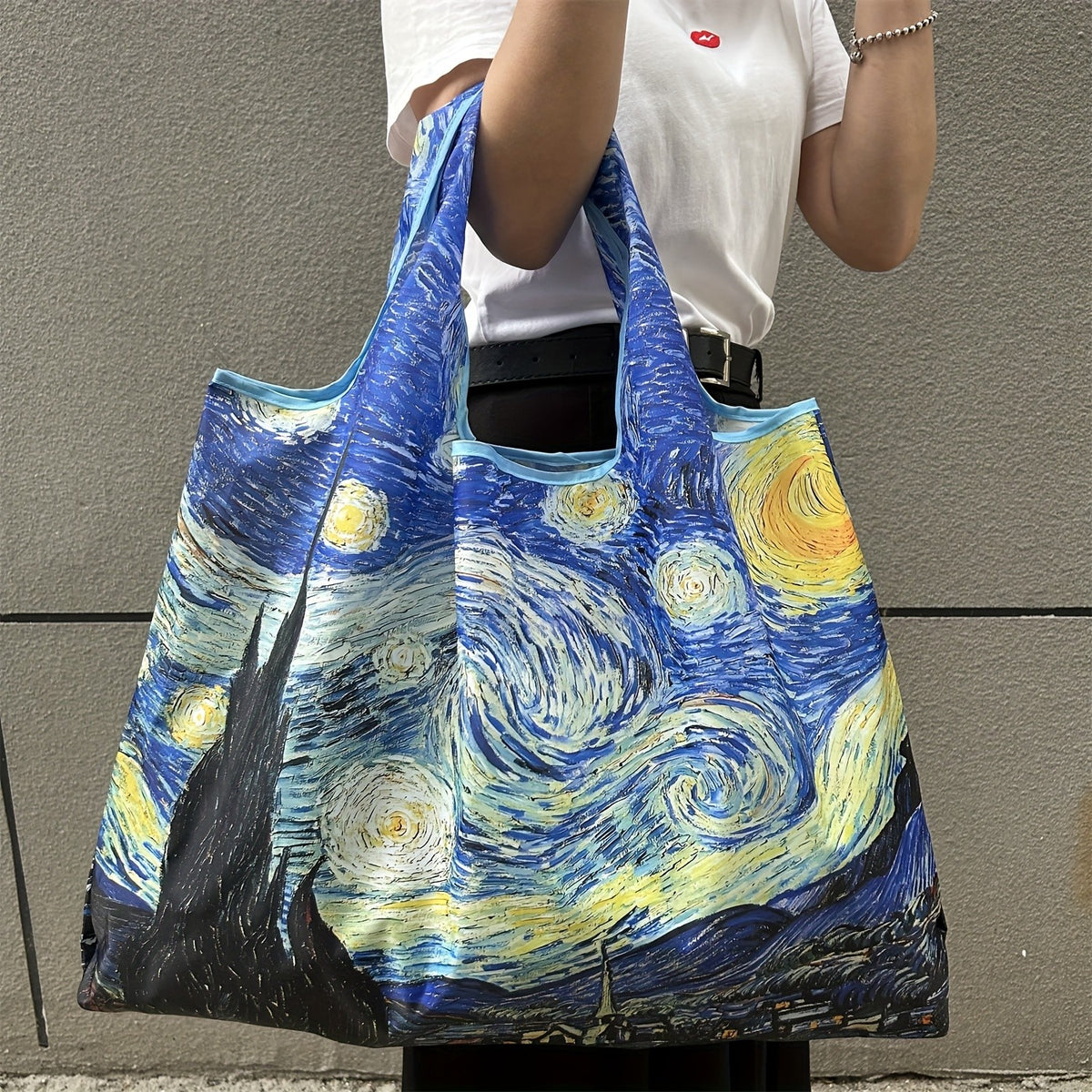 Swirling Night Sky Tote Bag