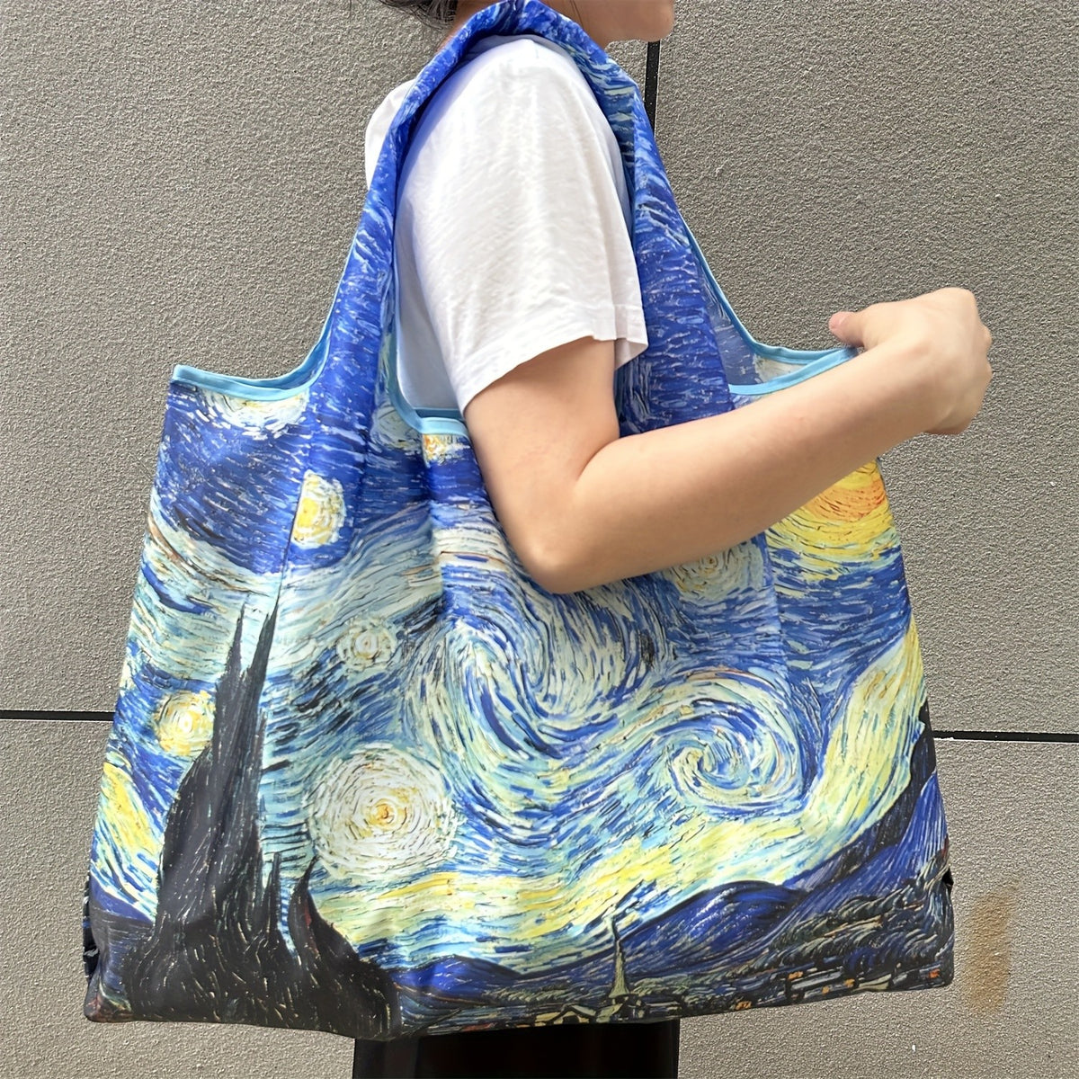 Swirling Night Sky Tote Bag