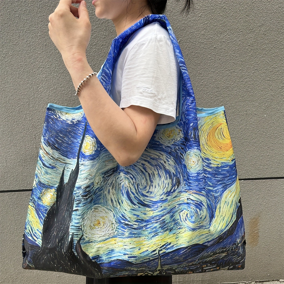 Swirling Night Sky Tote Bag