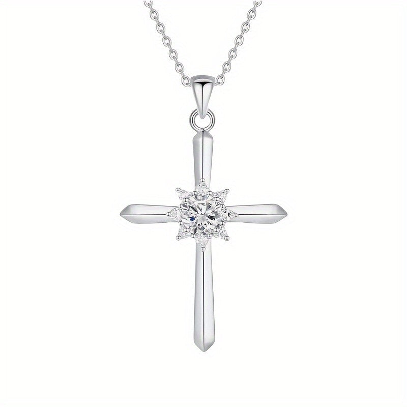 Turquoise Center Cross Necklace