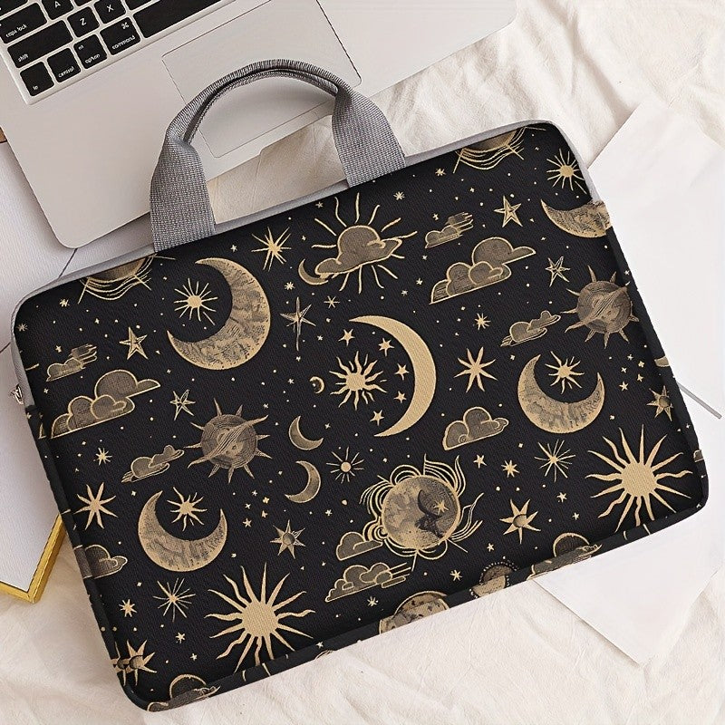 Celestial Moon & Star Laptop Sleeve
