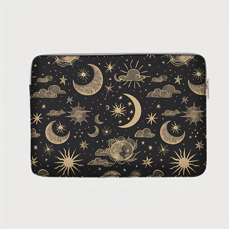 Celestial Moon & Star Laptop Sleeve
