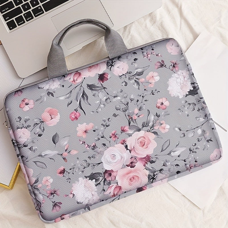 Floral Print Laptop Sleeve