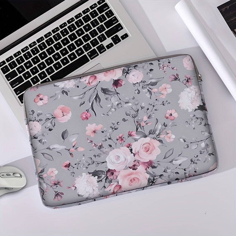 Floral Print Laptop Sleeve