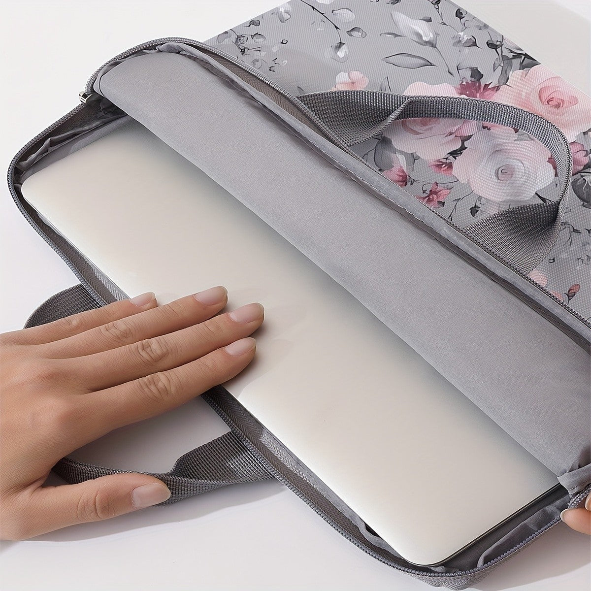 Floral Print Laptop Sleeve