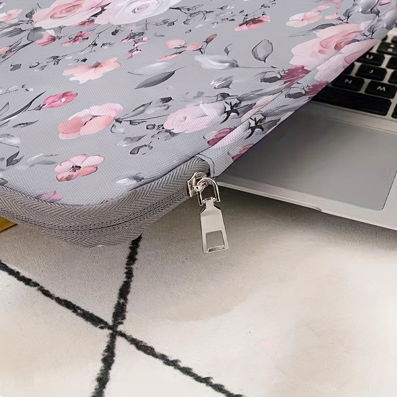 Floral Print Laptop Sleeve