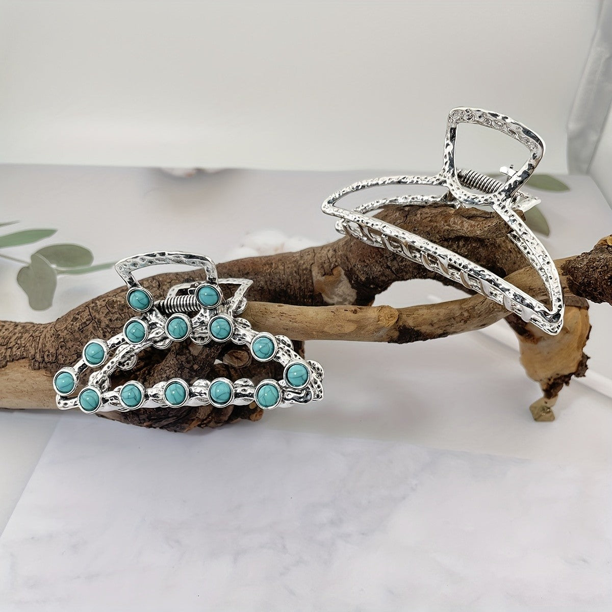 Turquoise Stone Hair Clip