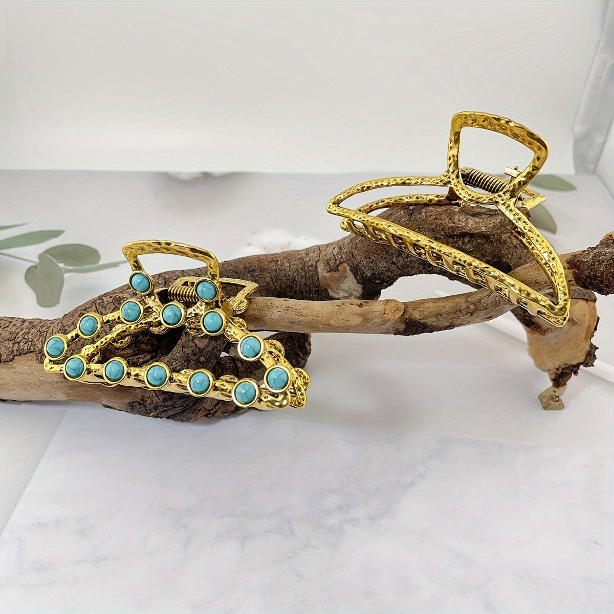 Turquoise Stone Hair Clip