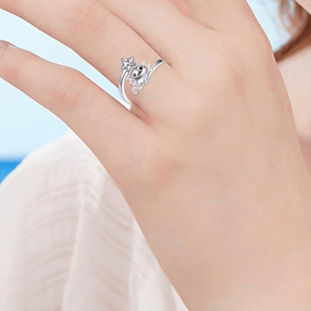 Axolotl & Star Ring