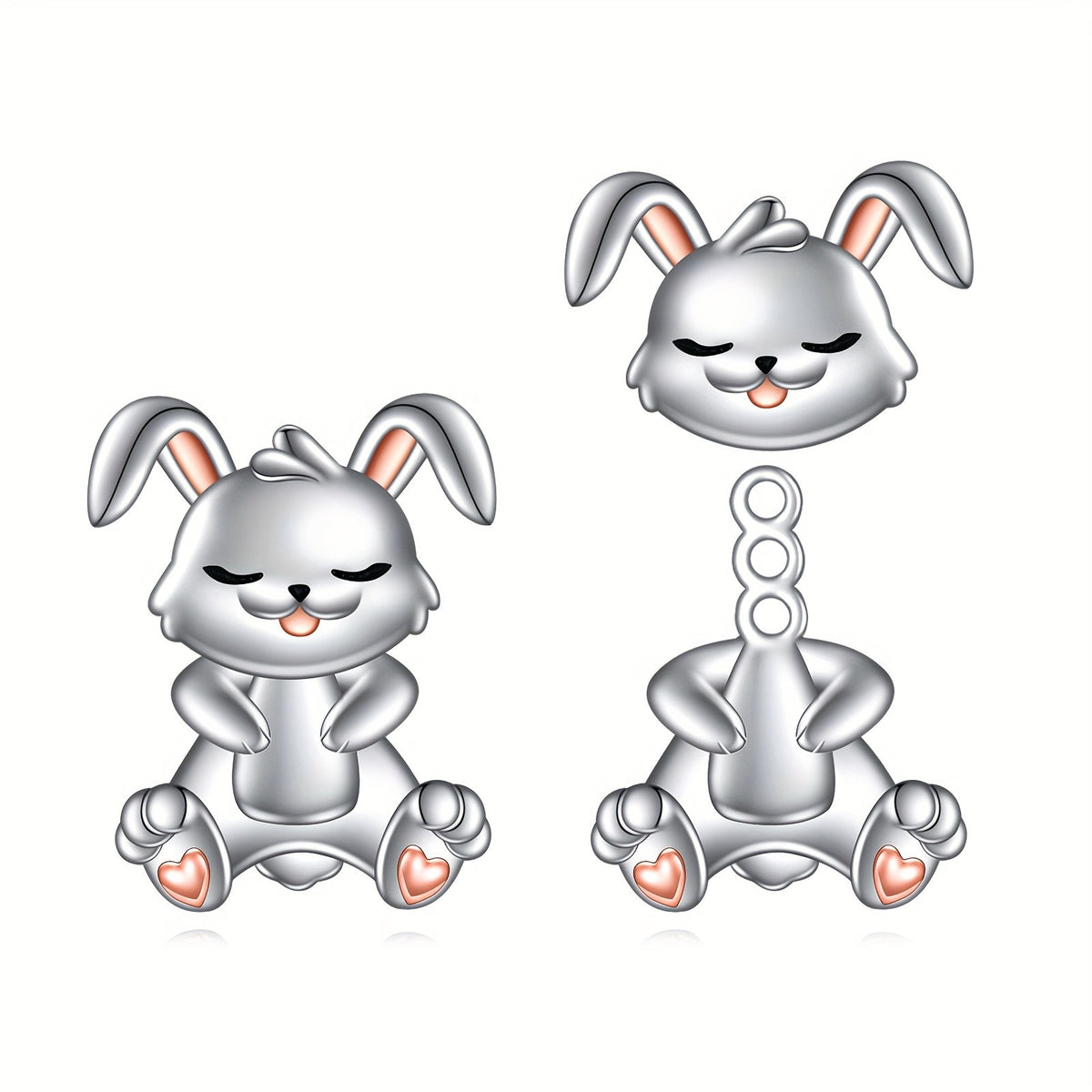 Sitting Bunny Stud Earrings