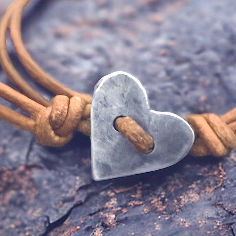 Heart Knot Cord Bracelet