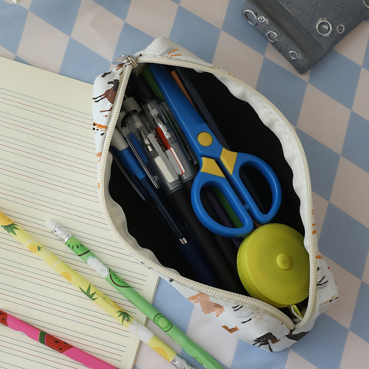 Horse Print Pencil Case