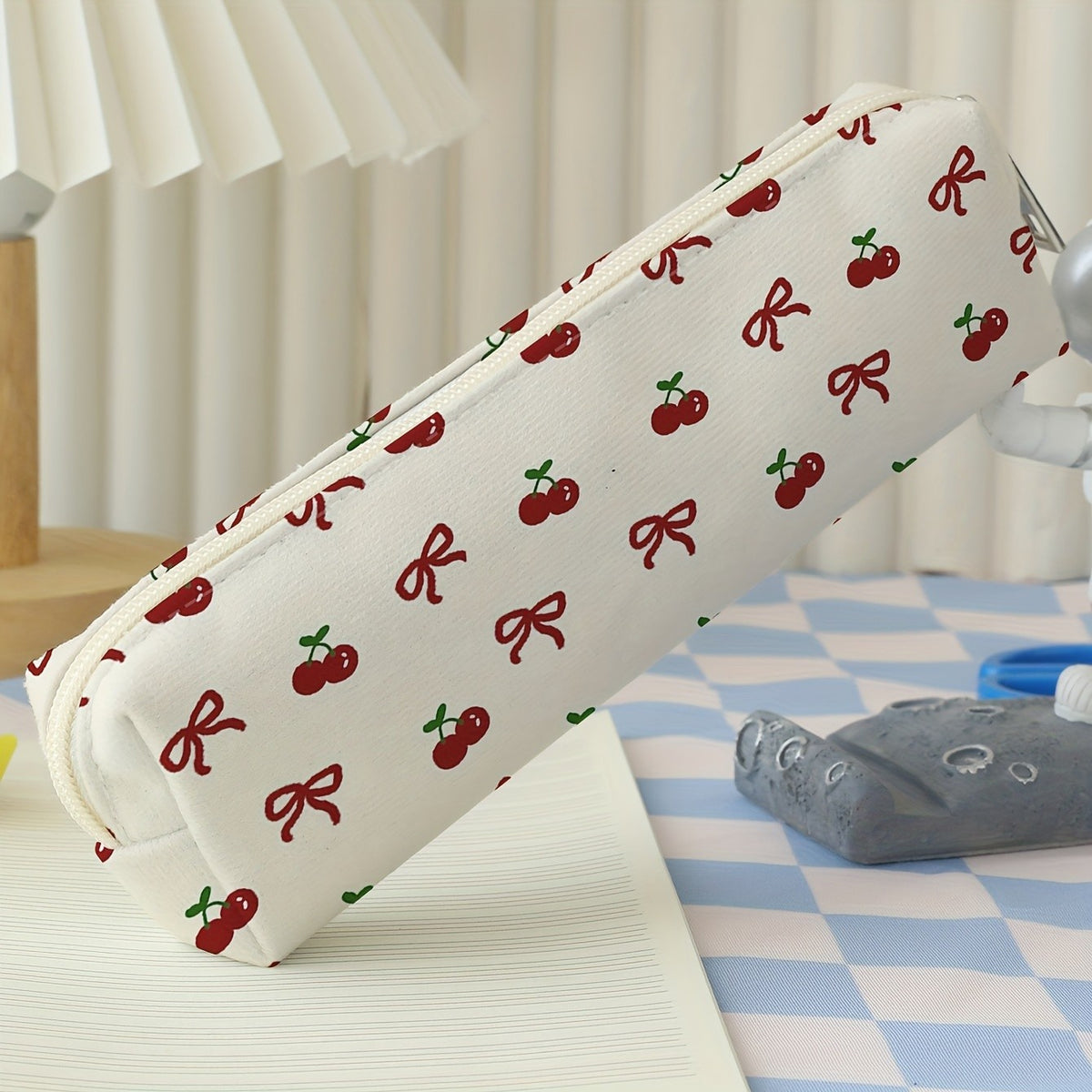 Cherry Bow Pencil Case