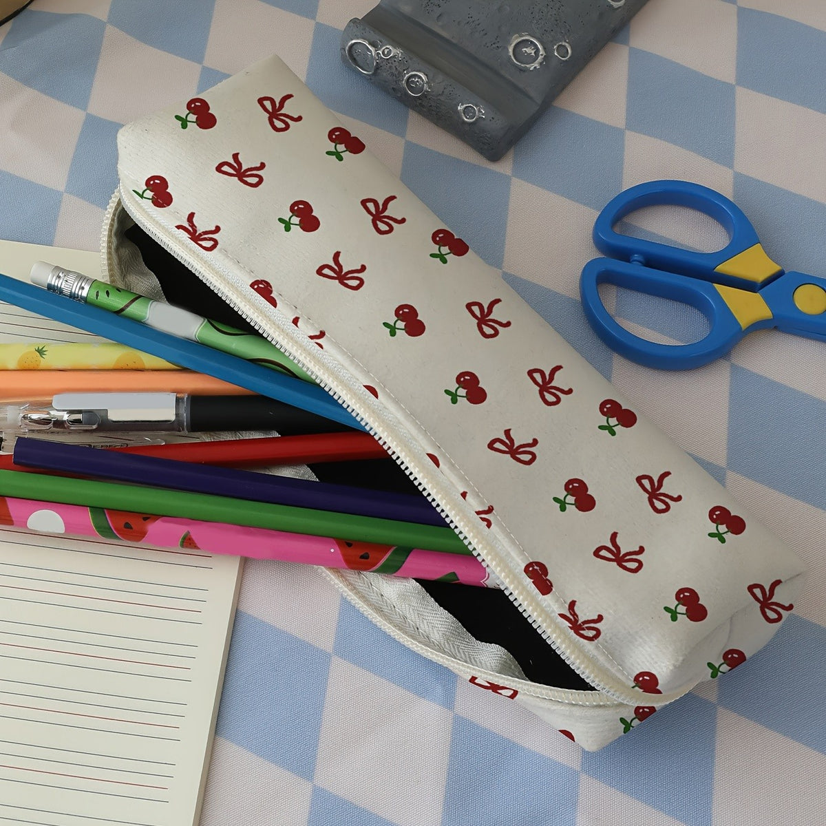 Cherry Bow Pencil Case