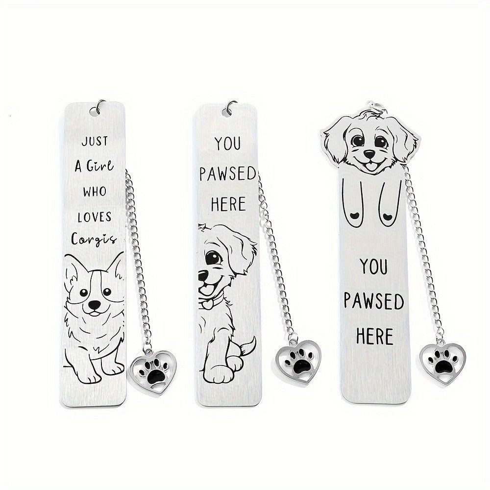 Paw Print Dog Bookmark
