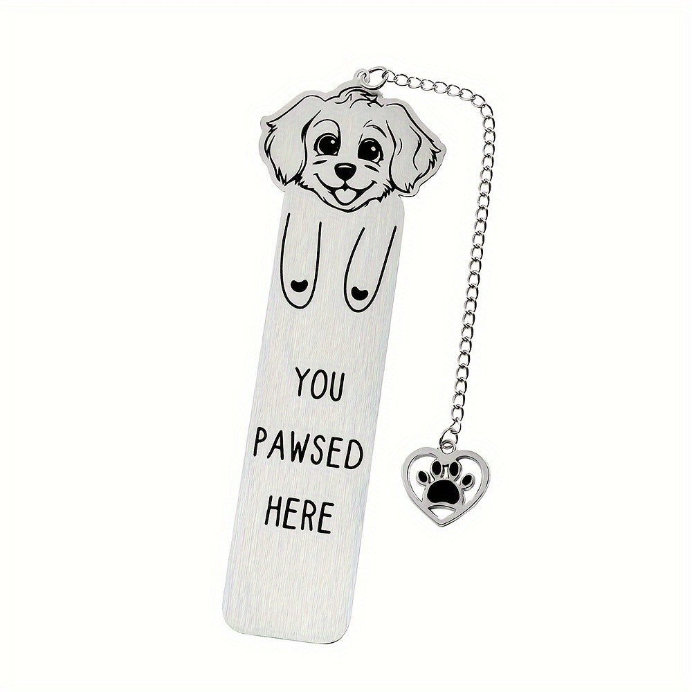 Paw Print Dog Bookmark