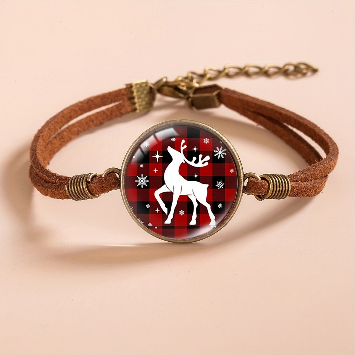 Snowman Winter Scene Bracelet