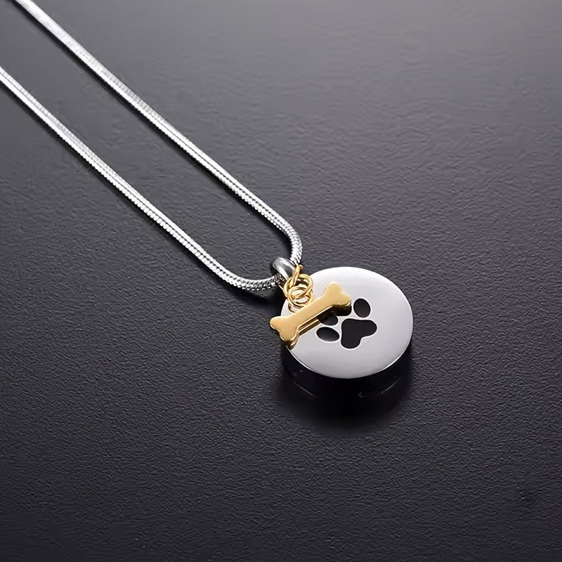 Paw Print Urn Necklace