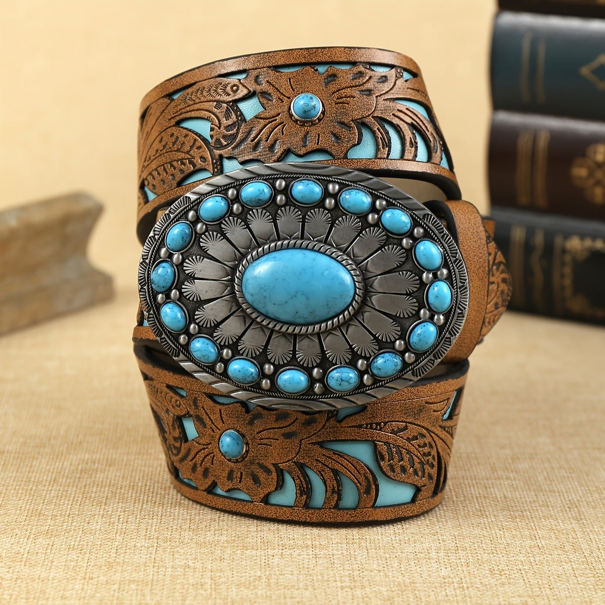 Turquoise Oval Belt