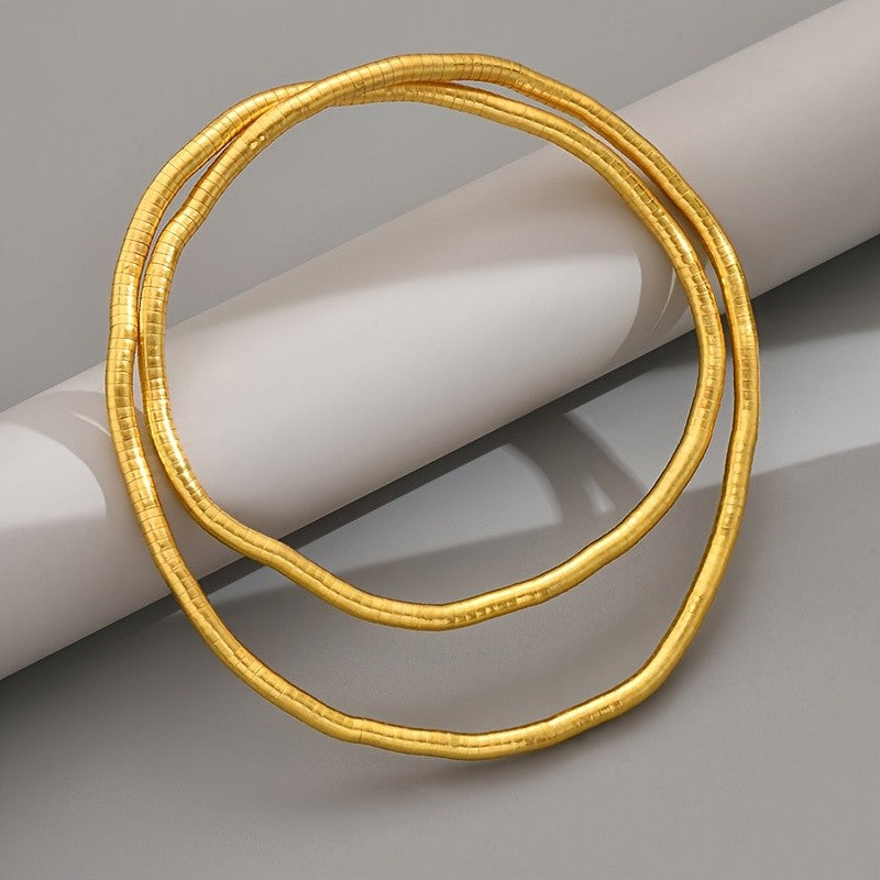 Interlocking Loop Choker Necklace