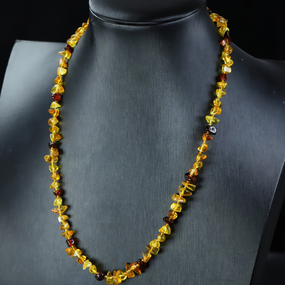 Amber Chip Necklace