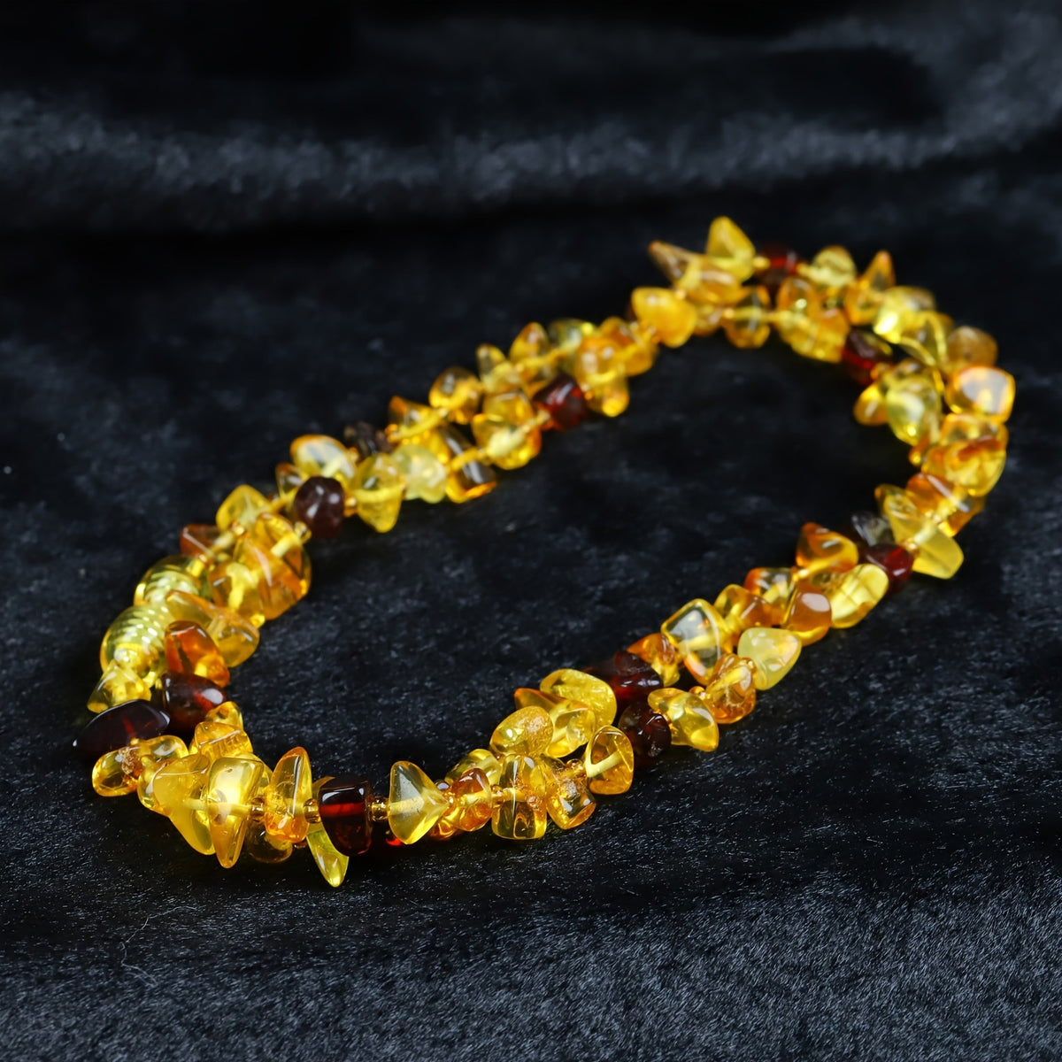 Amber Chip Necklace