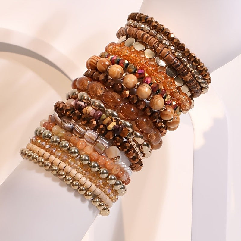 Baroque Pearl Stack Bracelet Set